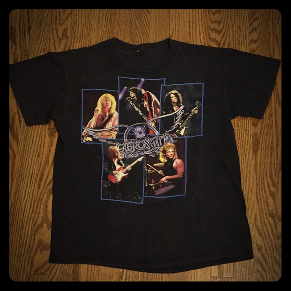 vintage aerosmith t shirt
